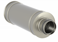 Шумоглушитель канальный трубчатый для круглых каналов Канал-ГКК фото