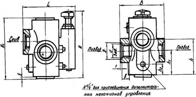 Рис.1. Схема клапана предохранительного 10-200-1-11