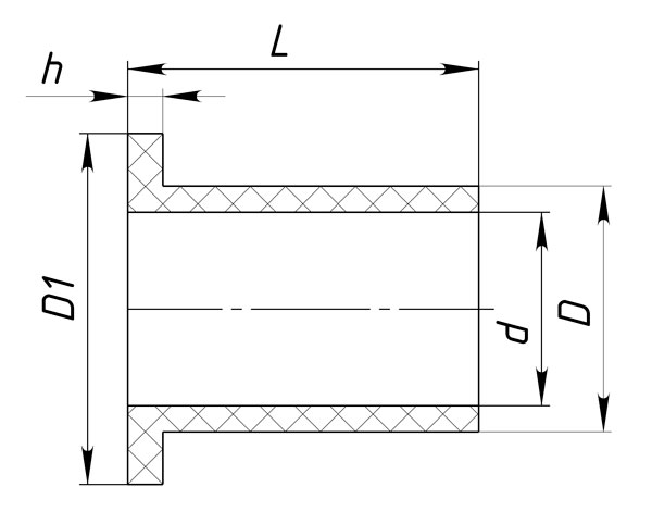 Схема втулки М16