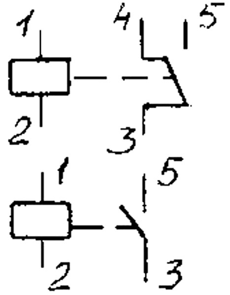 Электрическая схема реле РЭК 43