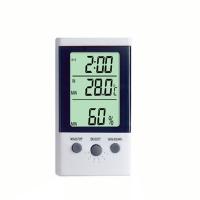 Гигрометр-термометр DT-2 (с дополнительным выносным датчиком температуры и часами) фото
