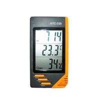 Гигрометр-термометр НТС-330 (с часами) фото