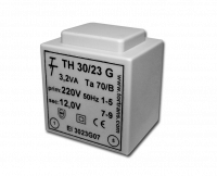 Малогабаритный трансформатор для печатных плат ТН 30/23 G фото