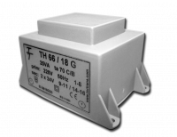 Малогабаритный трансформатор для печатных плат ТН 66/18 G фото