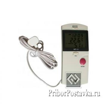 Гигрометр-термометр МТ-2 (с выносным датчиком температуры и часами) фото 1