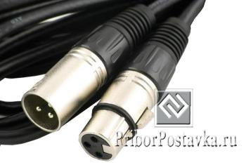 Кабель соединительный XLR-M - XLR-F фото 1