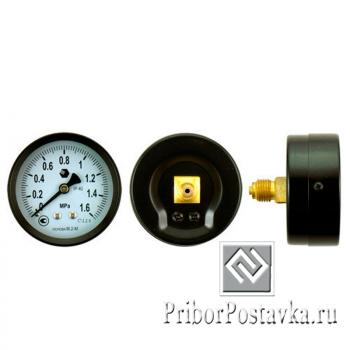 Манометр 400 кПа (4 бара)  63 мм; осевой; М12х1,5 фото 1