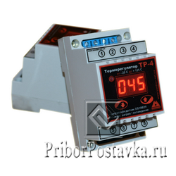 Терморегулятор (реле температурное) ТР-4 на Din-рейку диапазон температур: от -25С до +125С фото 1